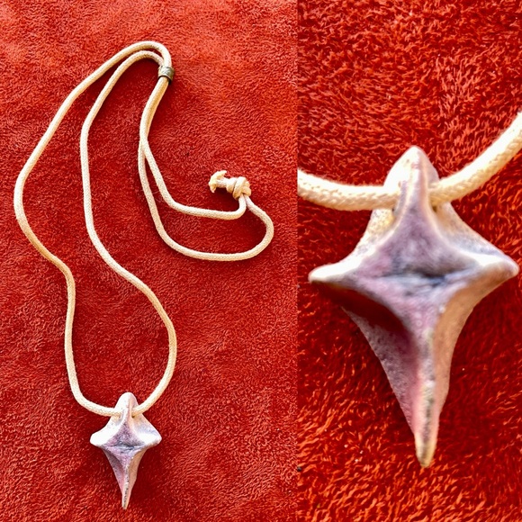 Jewelry - Artisan Adjustable CERAMIC CROSS NECKLACE